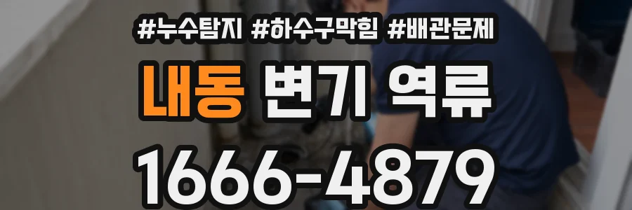 내동 변기 역류