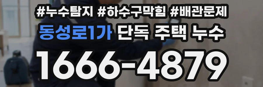 동성로1가 단독 주택 누수