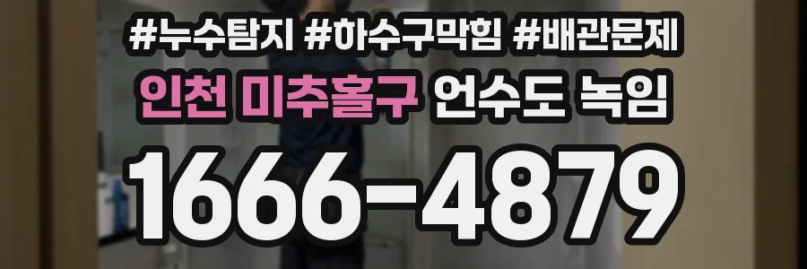 인천 미추홀구 언수도 녹임