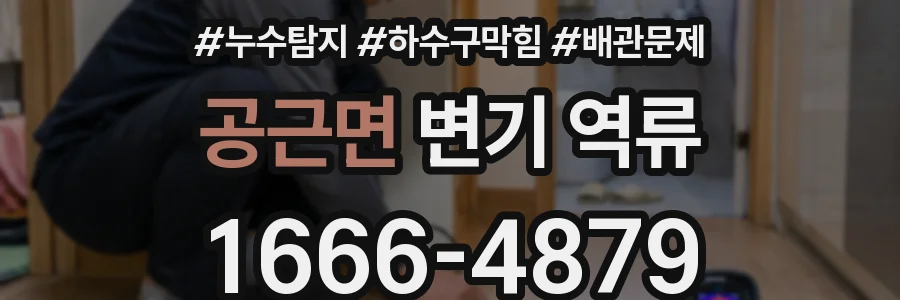 공근면 변기 역류