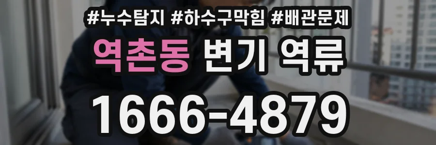 역촌동 변기 역류