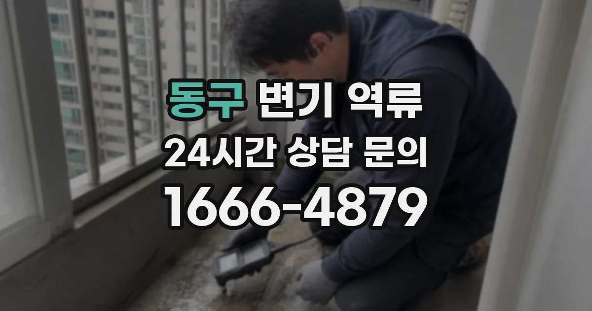 동구 변기 역류