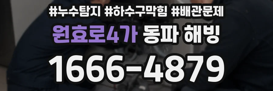 원효로4가 동파 해빙