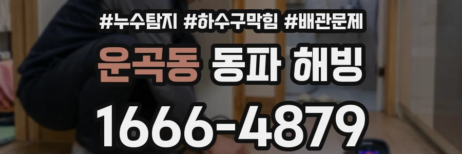 운곡동 동파 해빙
