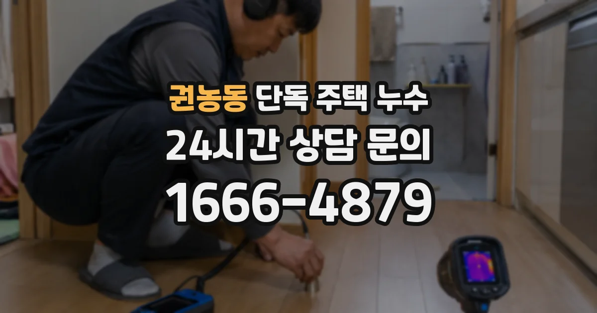 권농동 단독 주택 누수