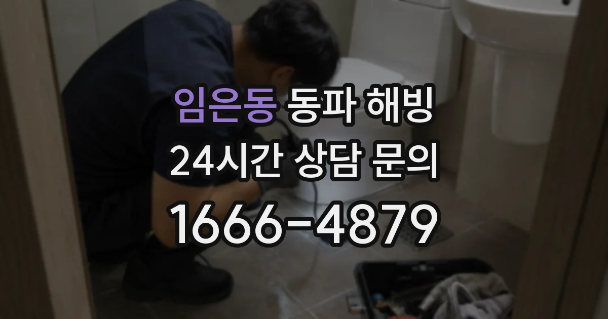 임은동 동파 해빙