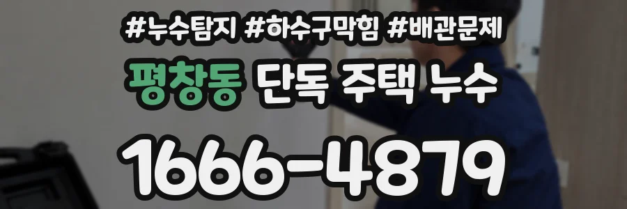 평창동 단독 주택 누수