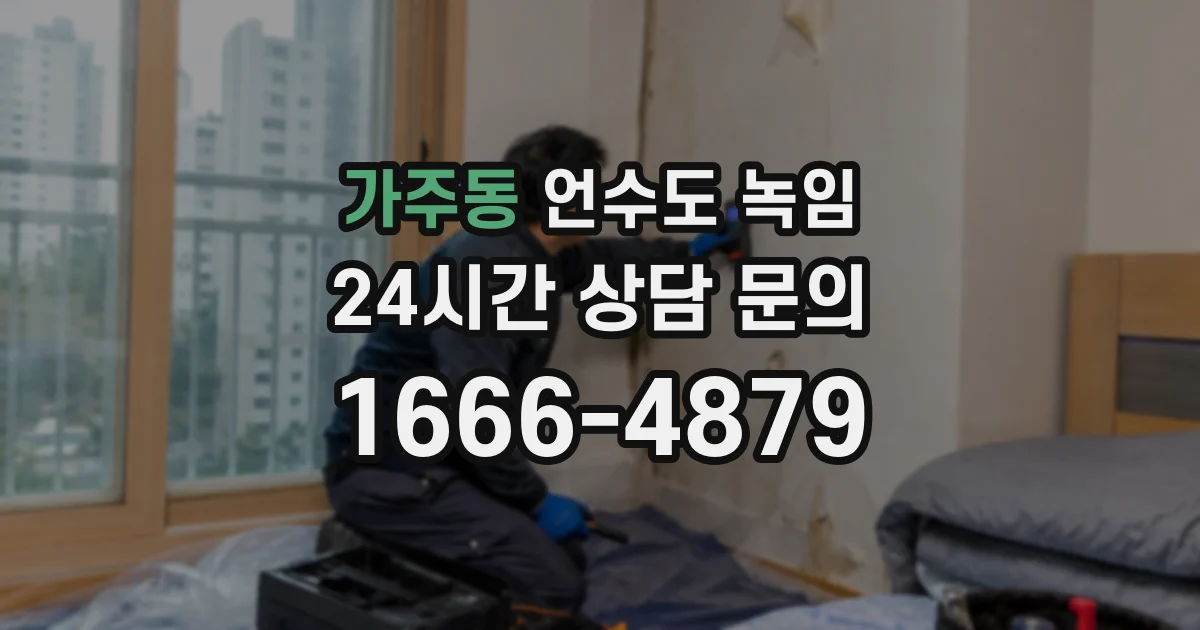 가주동 언수도 녹임