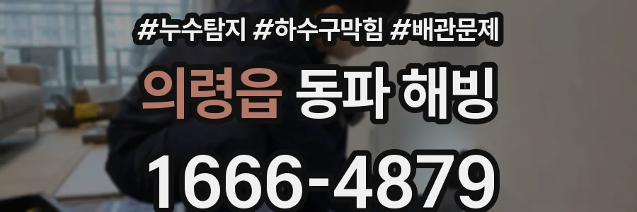 의령읍 동파 해빙