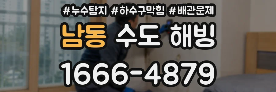 남동 수도 해빙