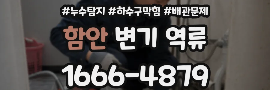 함안 변기 역류