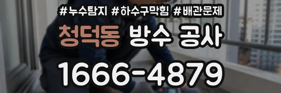 청덕동 방수 공사