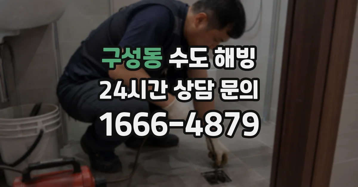 구성동 수도 해빙