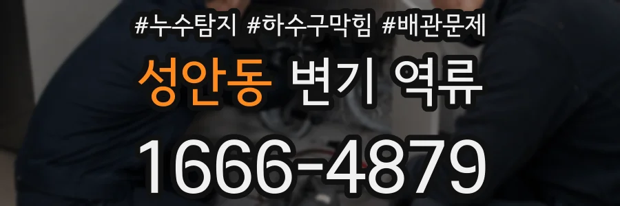 성안동 변기 역류