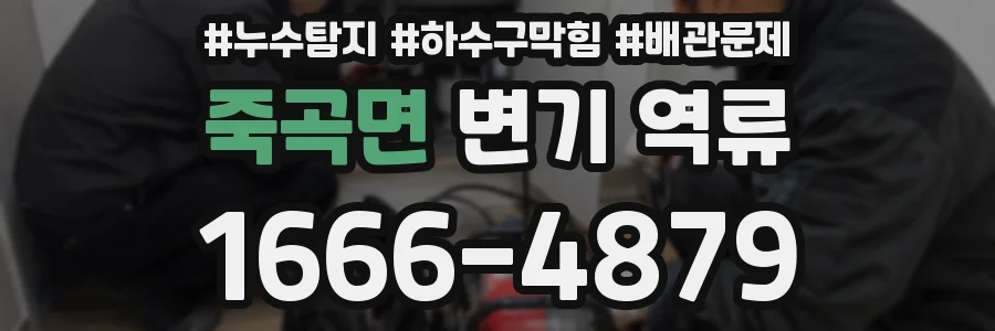 죽곡면 변기 역류