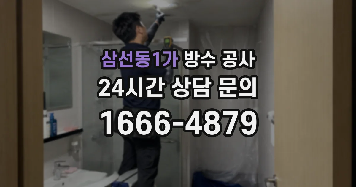 삼선동1가 방수 공사