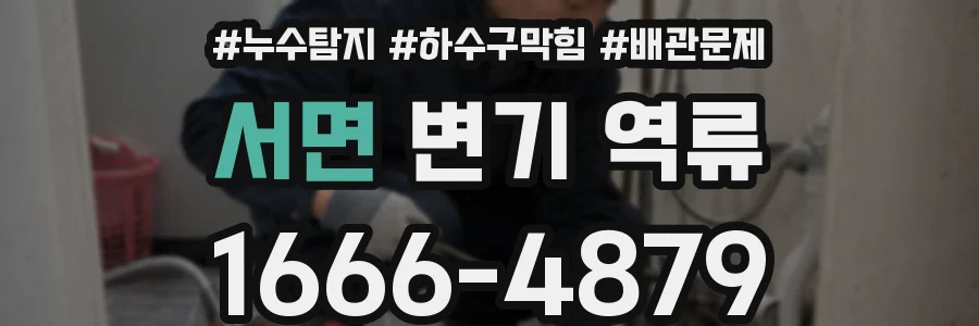 서면 변기 역류