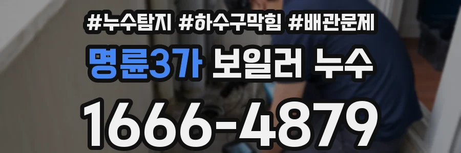 명륜3가 보일러 누수