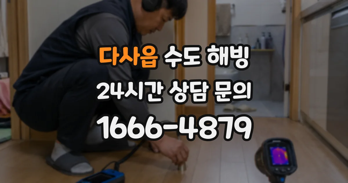 다사읍 수도 해빙