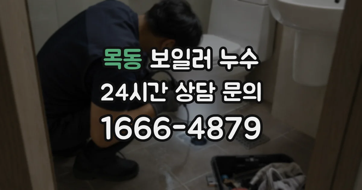 목동 보일러 누수