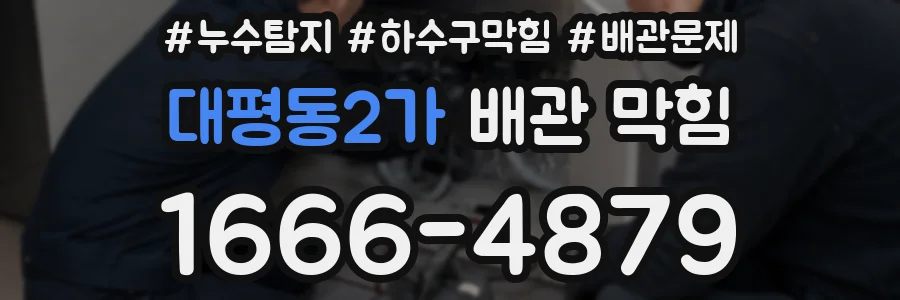 대평동2가 배관 막힘