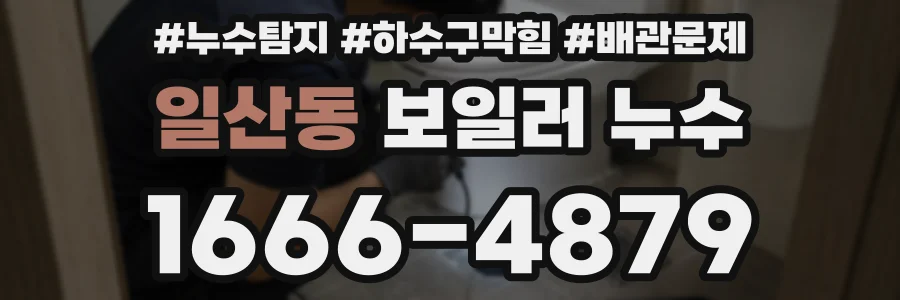 일산동 보일러 누수