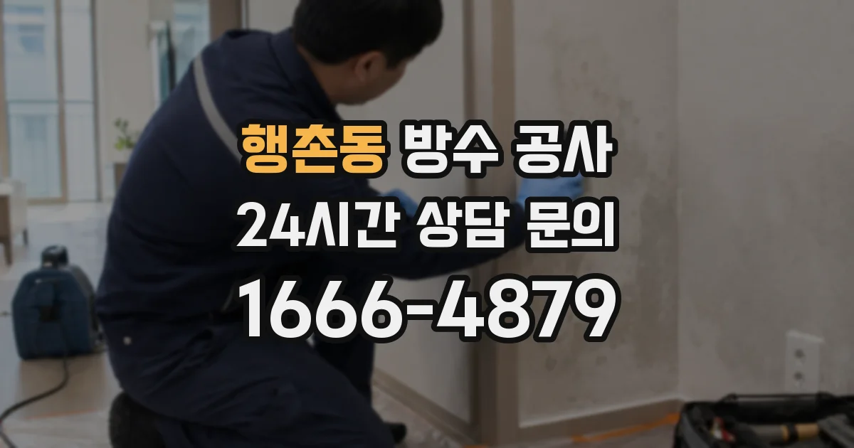 행촌동 방수 공사