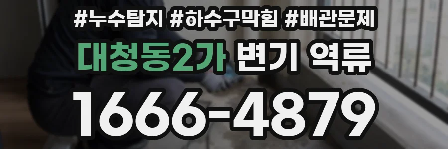 대청동2가 변기 역류