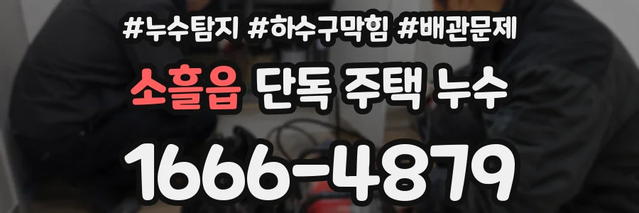 소흘읍 단독 주택 누수