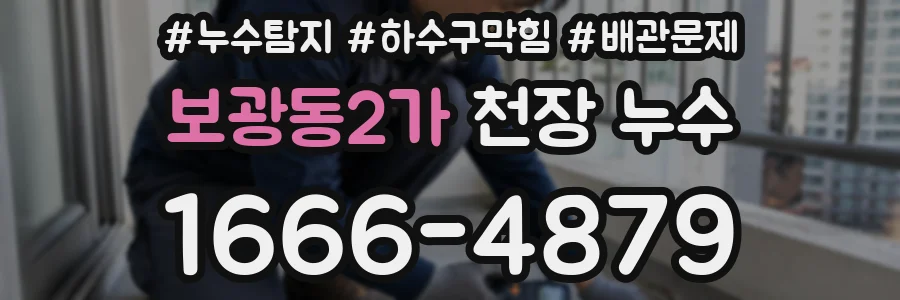 보광동2가 천장 누수
