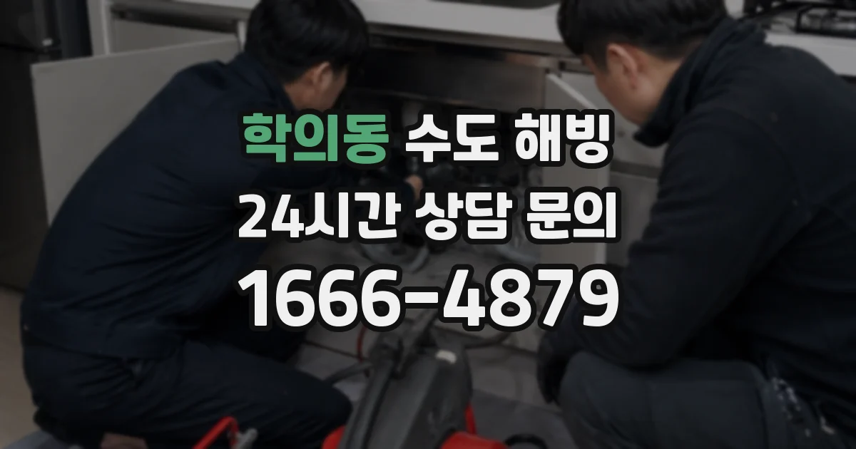 학의동 수도 해빙