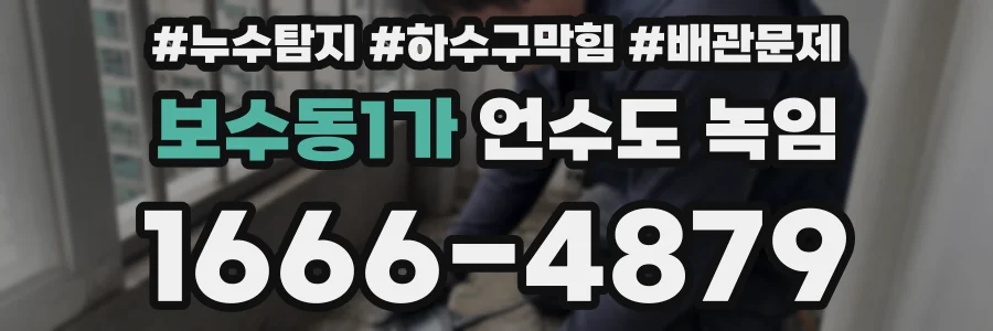보수동1가 언수도 녹임