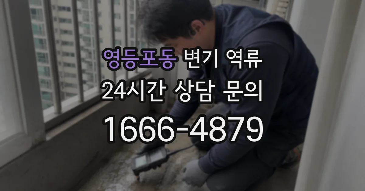 영등포동 변기 역류