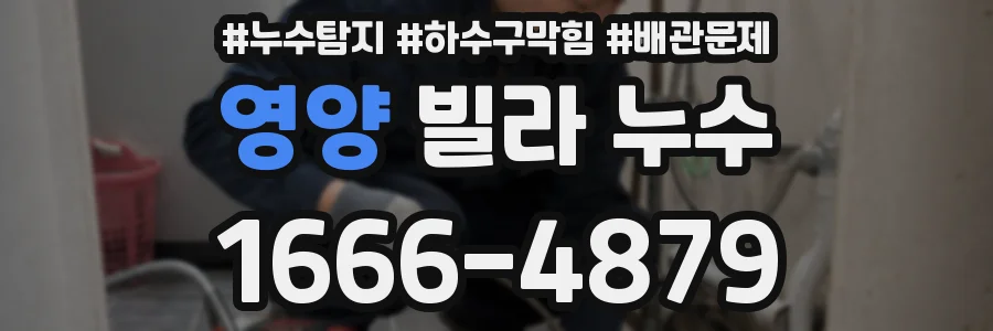 영양 빌라 누수
