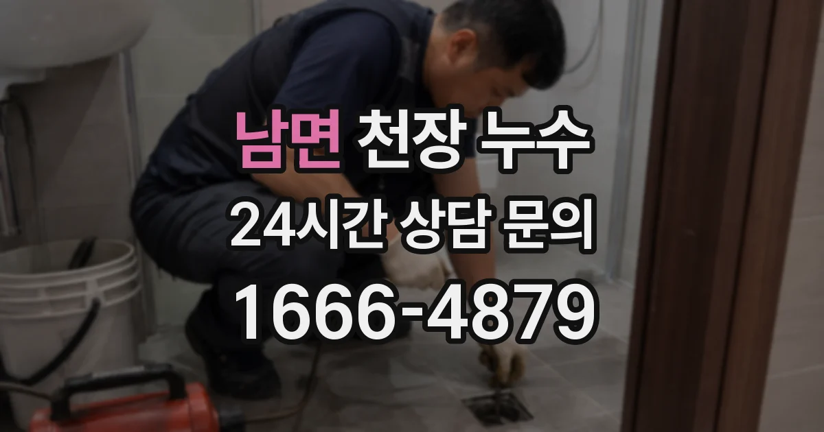남면 천장 누수
