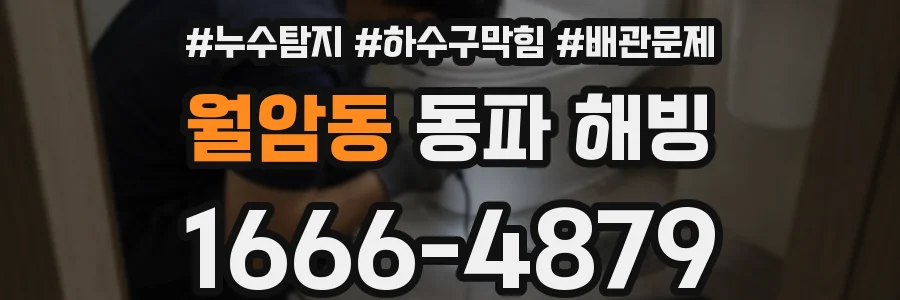 월암동 동파 해빙