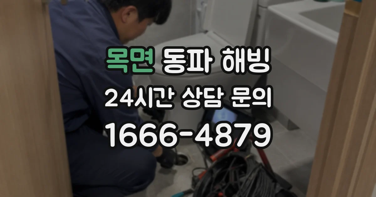 목면 동파 해빙