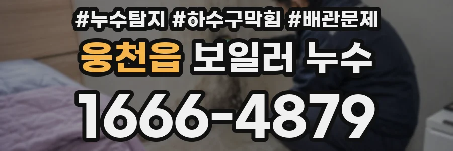 웅천읍 보일러 누수