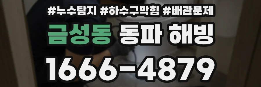 금성동 동파 해빙