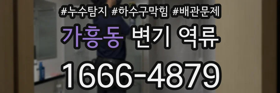 가흥동 변기 역류
