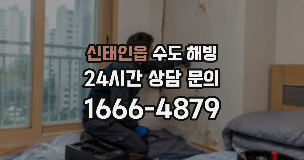 신태인읍 수도 해빙
