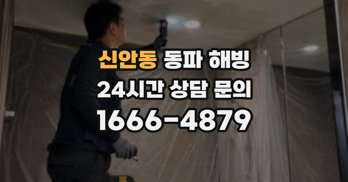 신안동 동파 해빙