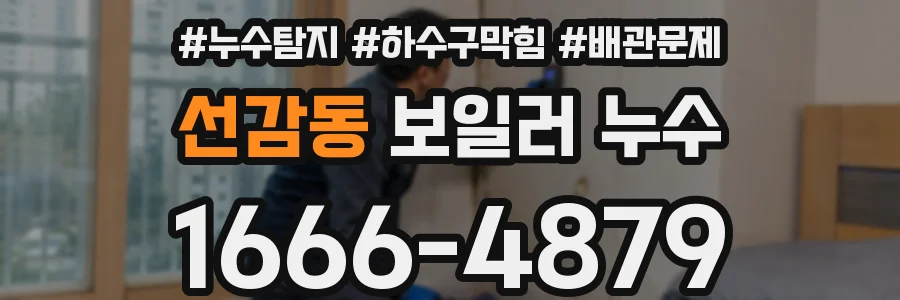 선감동 보일러 누수