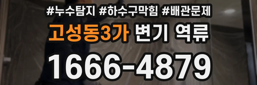 고성동3가 변기 역류