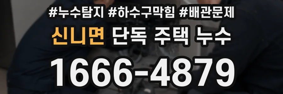 신니면 단독 주택 누수
