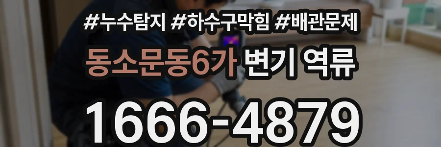 동소문동6가 변기 역류