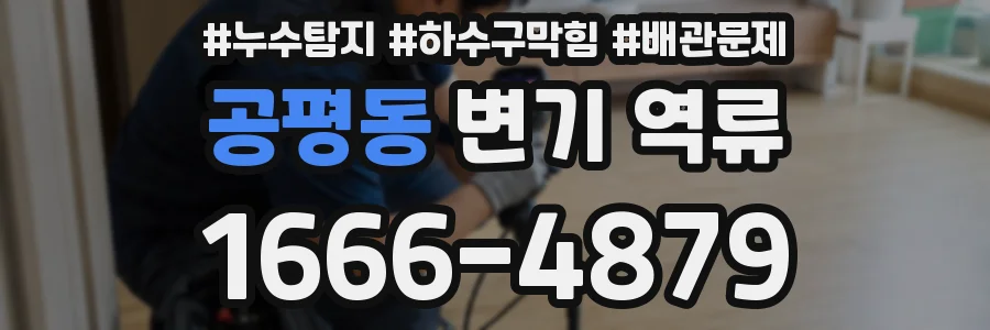 공평동 변기 역류