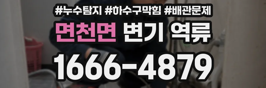 면천면 변기 역류