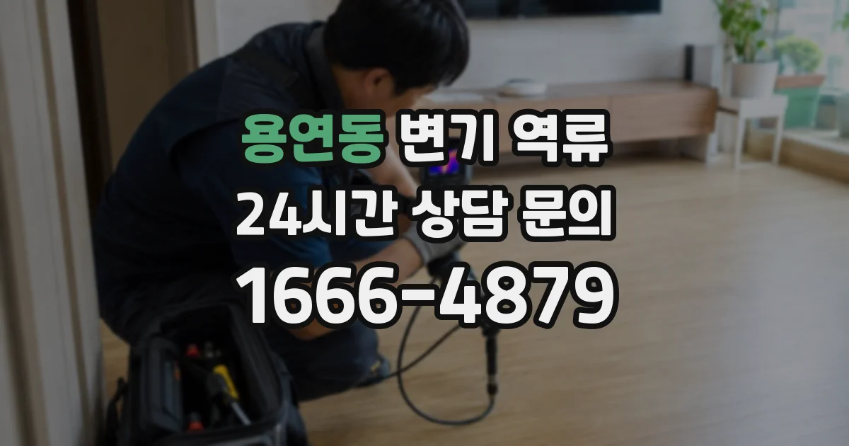 용연동 변기 역류