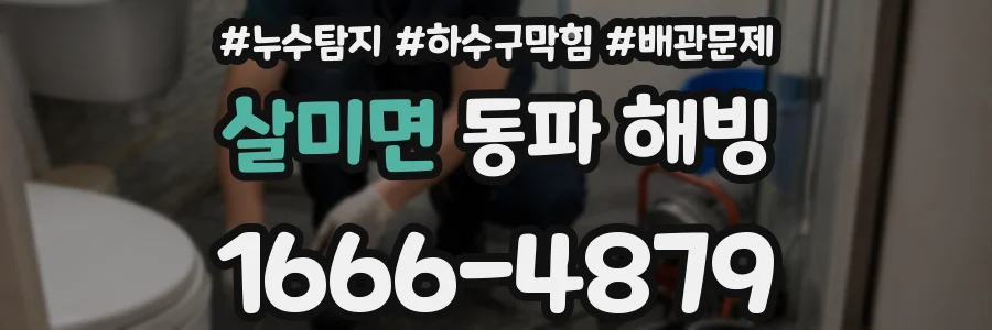 살미면 동파 해빙